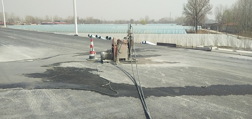 进贤道路回填土下沉注浆